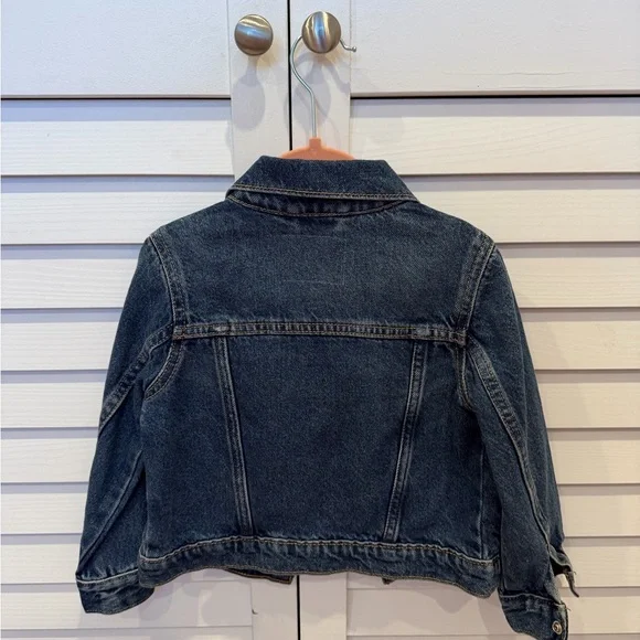 Old Navy Toddler Dark Blue Jean Jacket - Picture 2 of 2